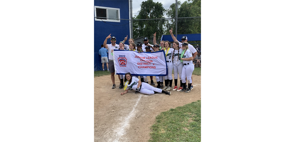 Congrats to our Juniors Softball team, which won the district tourney! They are now playing in the state tourney in Redmond!